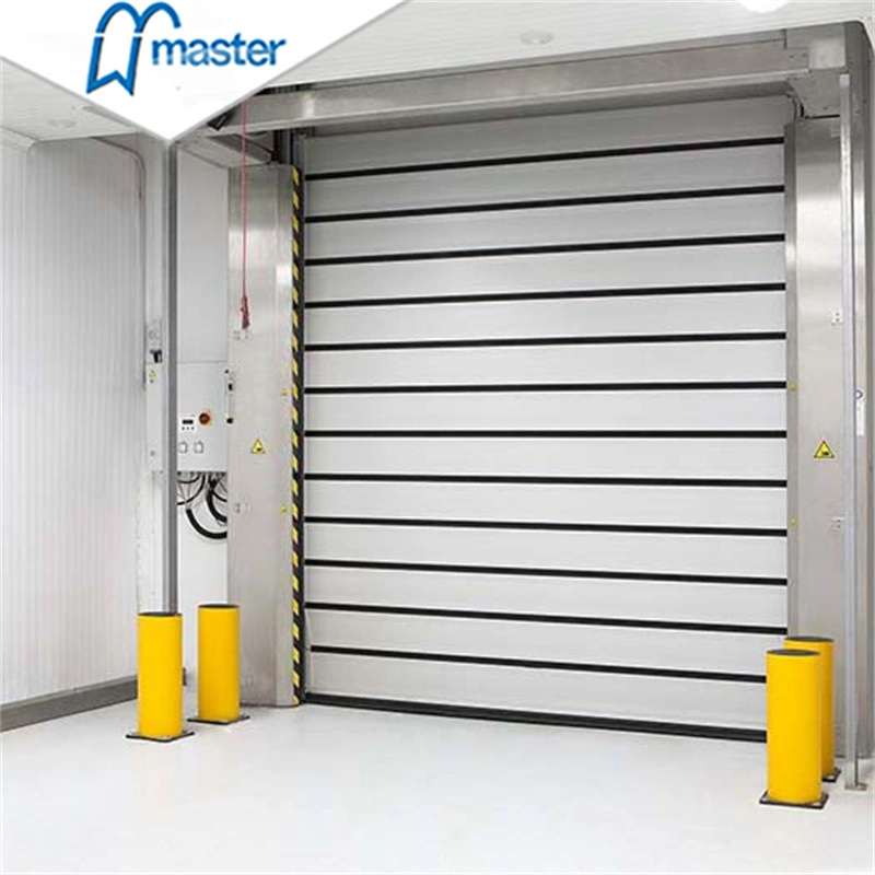 Aluminum Rolling Shutter Door with Steel Roller Shutter Windows