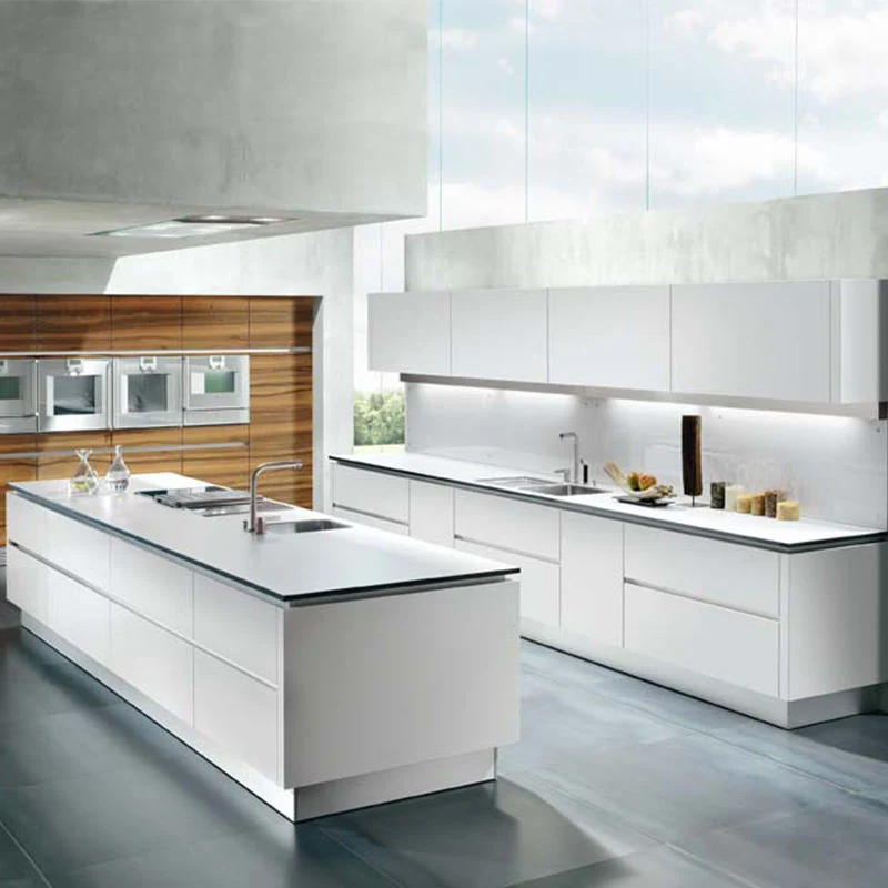 Armarios modulares de Cocina Muebles de lujo Gabinetes de Cocina de Isla