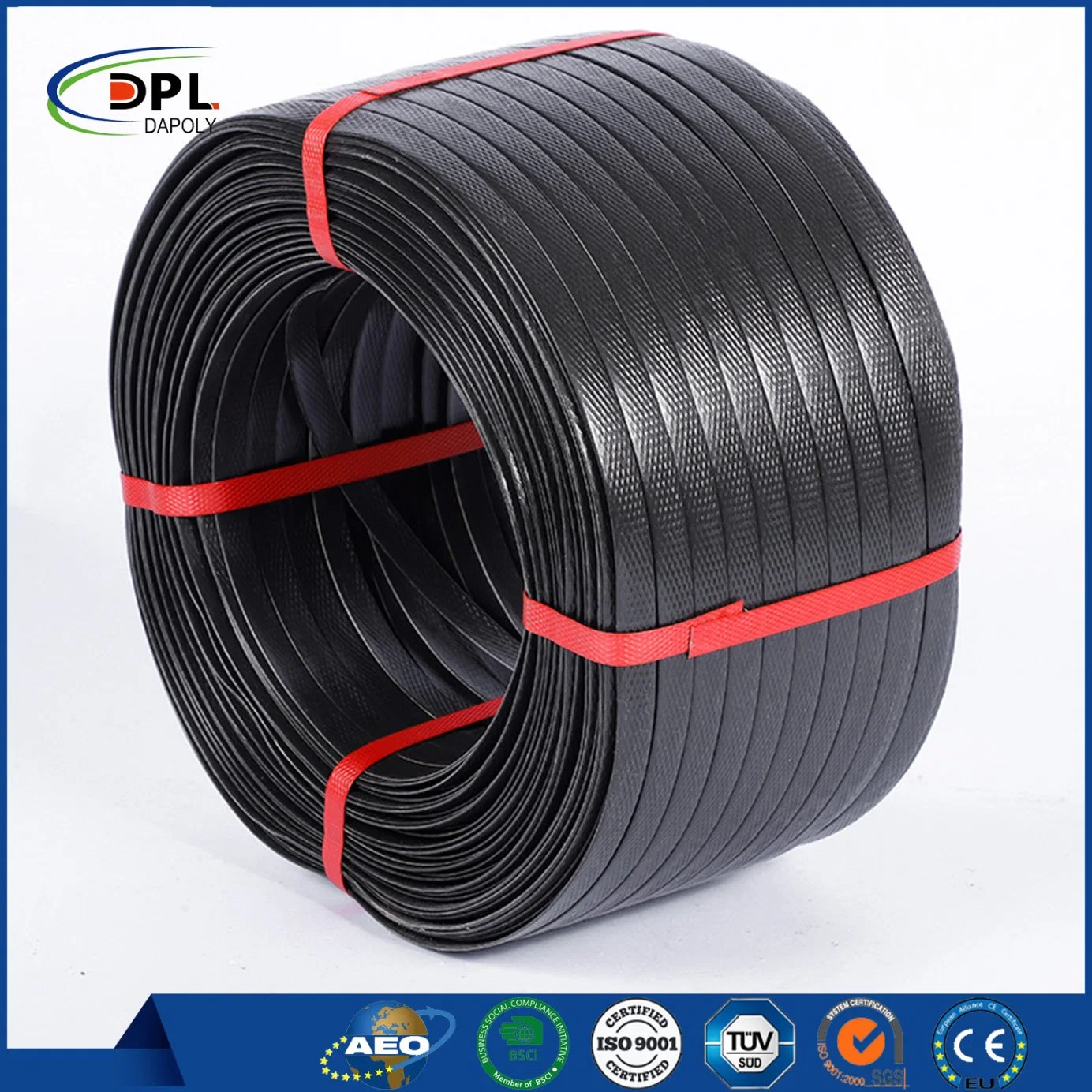 High Tension PP Polypropylene Packing Strapping Belt Tape Customized Color Strapping Tape for Machine and Hand Sale Well