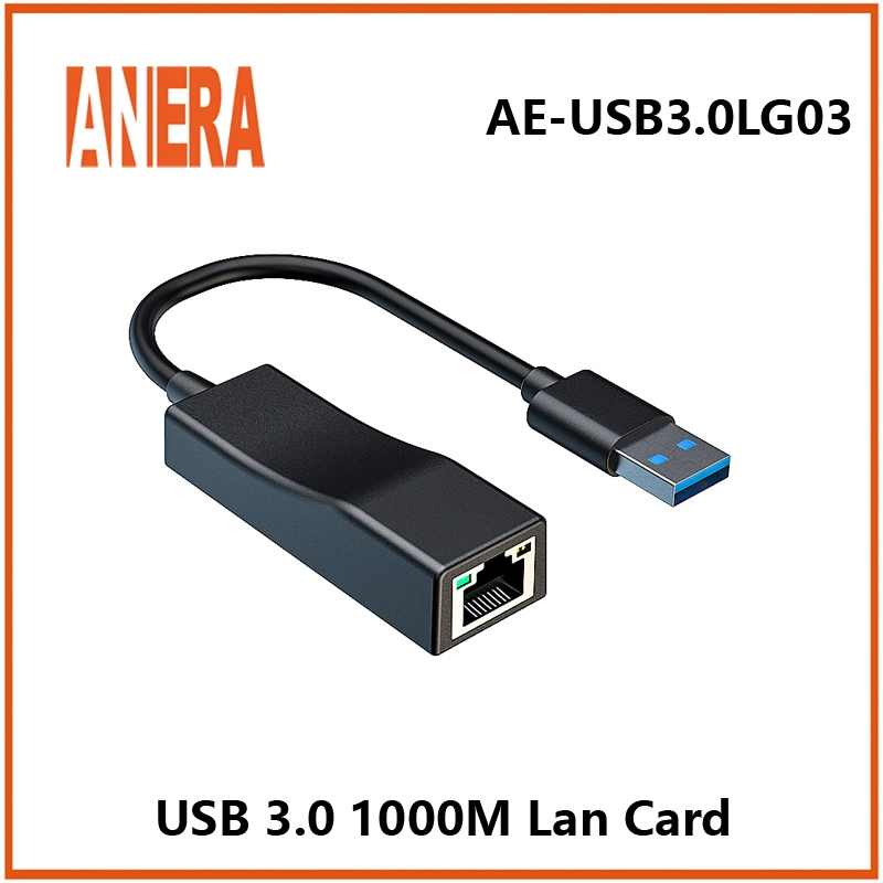 Anera Novo Estilo 3.0 USB para Adaptador Ethernet RJ45 da placa de rede do cartão de LAN