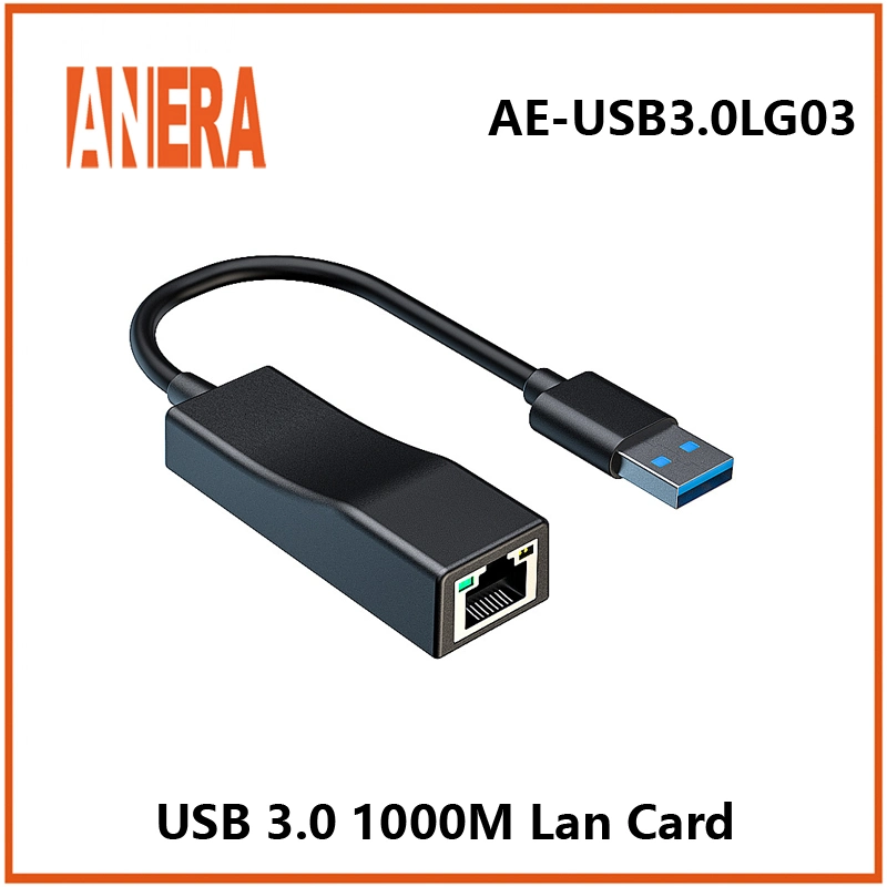 Anera Nuevo estilo USB 3,0 a Ethernet adaptador de red RJ45 Tarjeta LAN