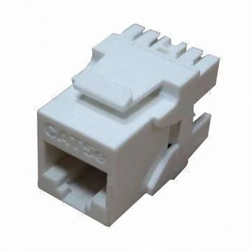 Cat5e UTP 180 Degree Keystone Jack with Leokj-UC5e-18045