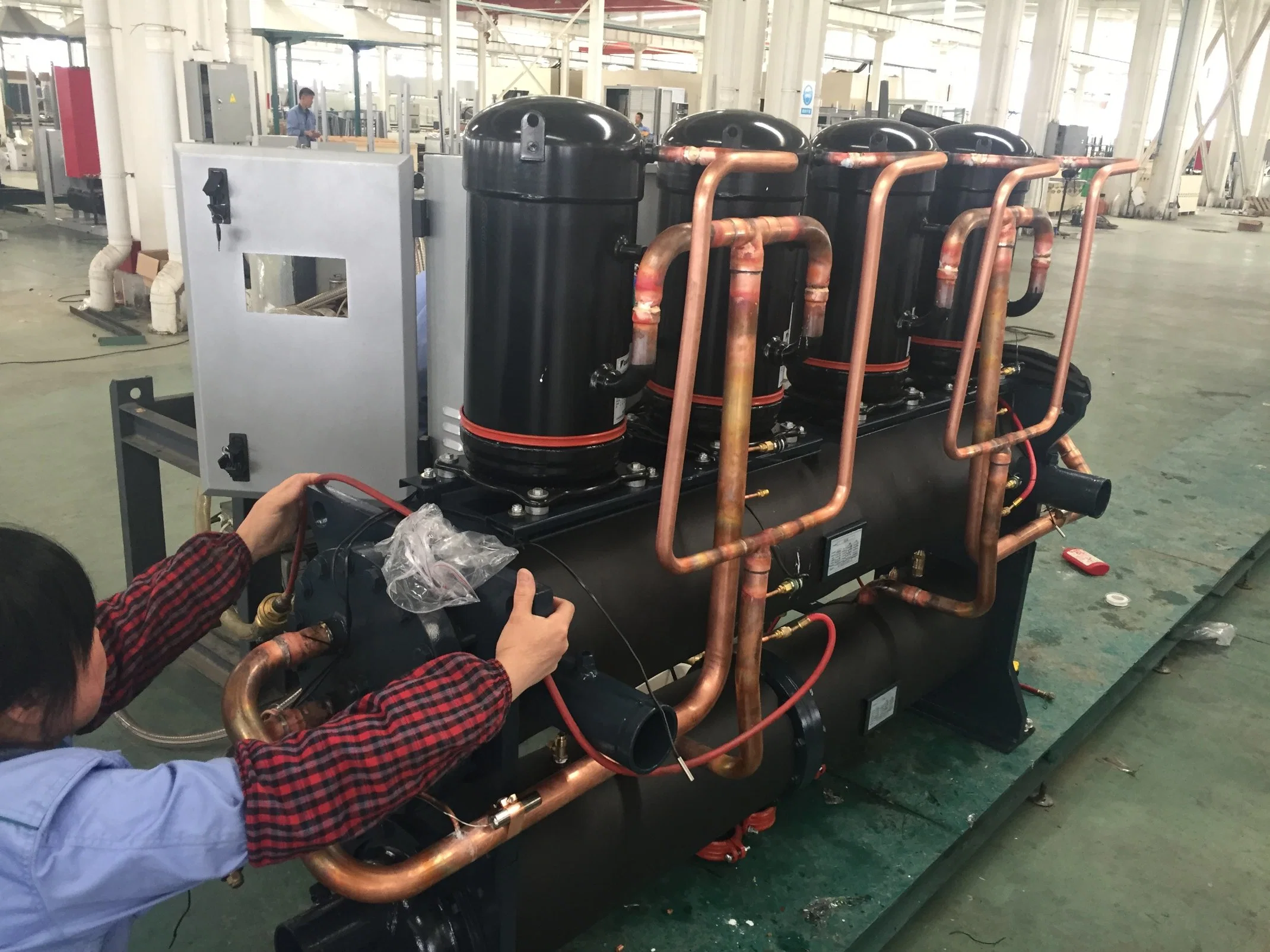 Industrial R410A Refrigeration Scroll Compressor Water Cooled Water Chiller