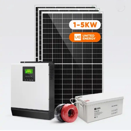 Sistema Solar híbrido Inteligente Energia Solar tudo-em-um variador Sistema completo Pacote 5 kw 10 kW 15 kW sistema de energia solar para Início