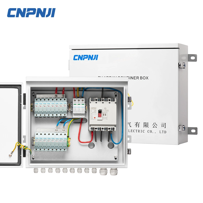 DC 1000V Puissance PV Combineur Encadré 8 en 1 sortie boîte de jonction PV Smart Case mélangeur