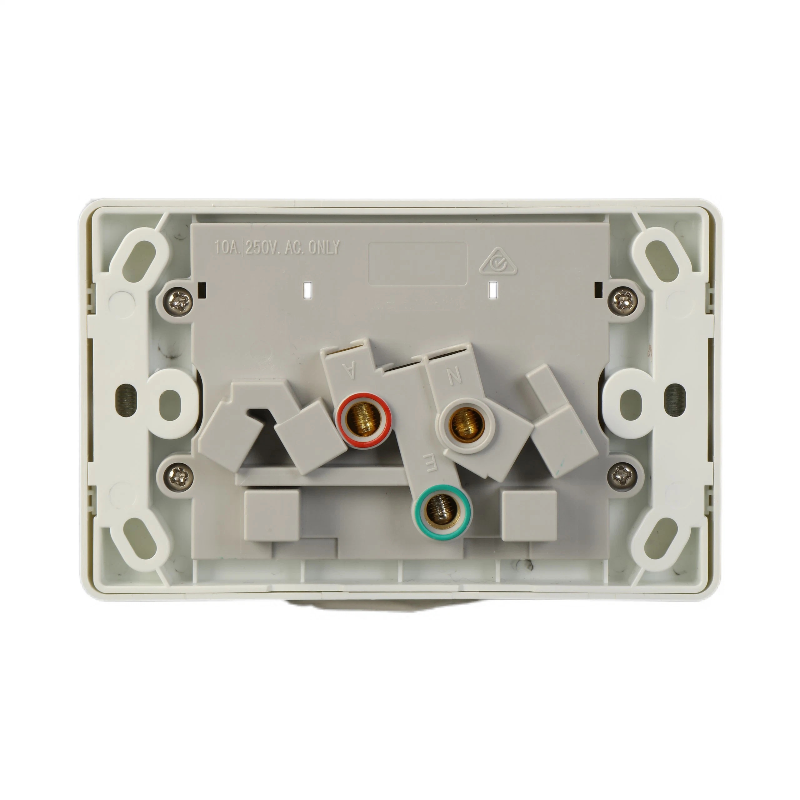 250V 10A interruptor y conector hembra Slimline SAA Australia