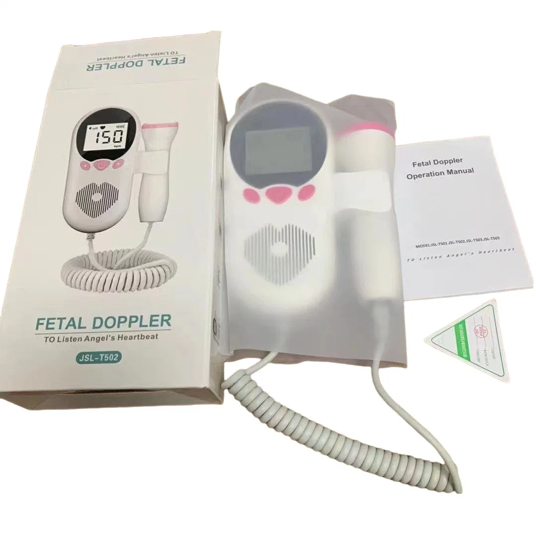 Monitor cardíaco de bebé al por mayor Mini Doppler fetal ecografía Doppler fetal