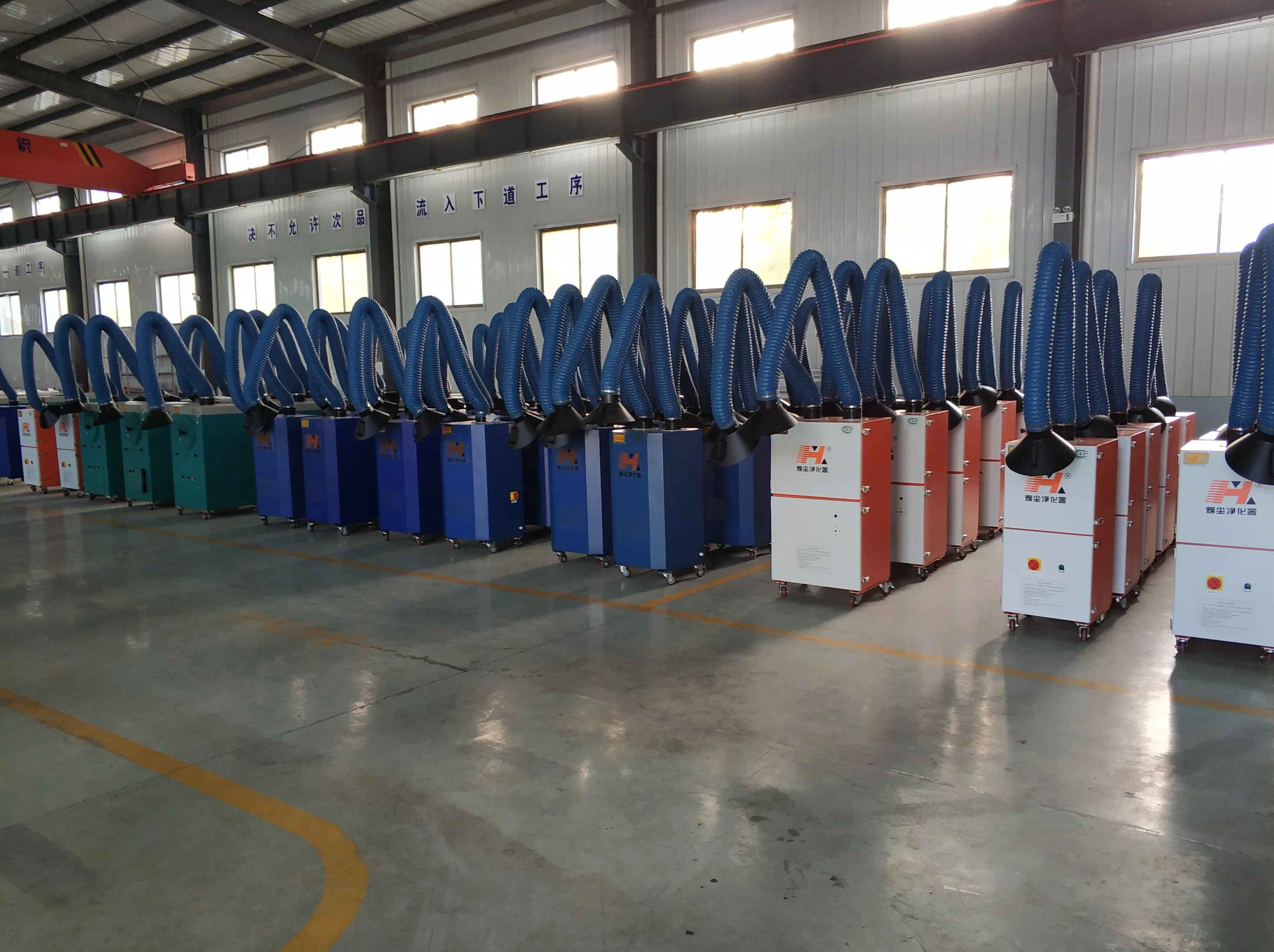 Welding Fumes Collector Soldering Dust Collection Welding Fume Extrction Air Purifier Two Filter with Ce