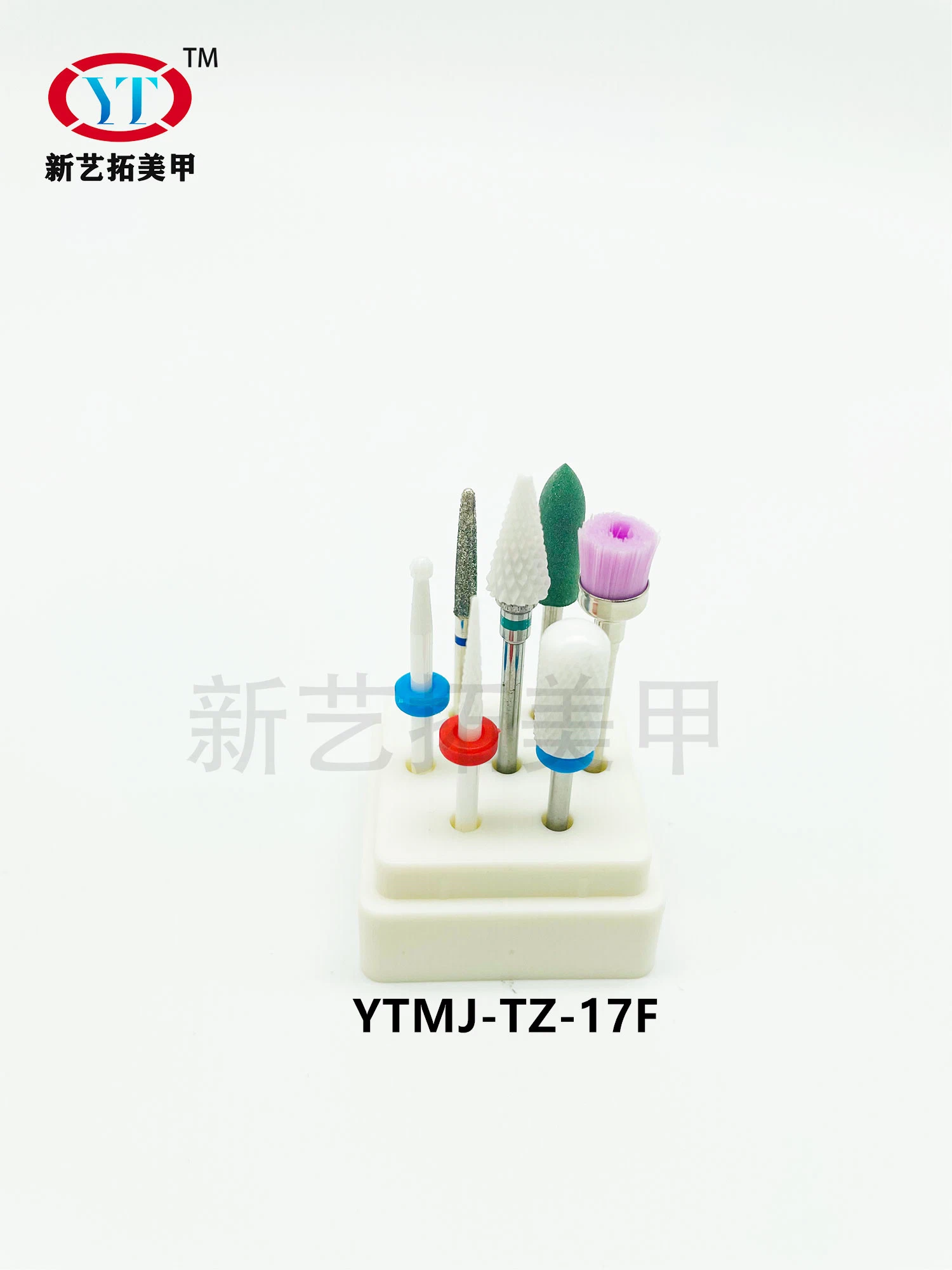 Clou Polissant Stick embout cuticule Outils de manucure tête de meulage en silicone Forets à ongles électriques pour manucure de forets à ongles électriques Ytmj-TZ-17f