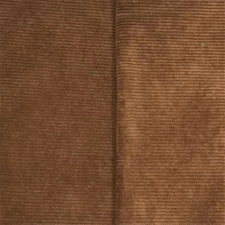 Hot Selling 100%Polyester Solid 14W Woven Corduroy Fabric for Pants and Coats