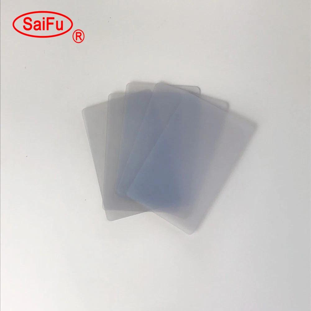 Double Side Porintbale Transparent PVC Card for Membership Card