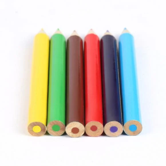 Promotional 3.5 Inch Color Pencil Set, 6 PCS Paint Colour Pencil Set