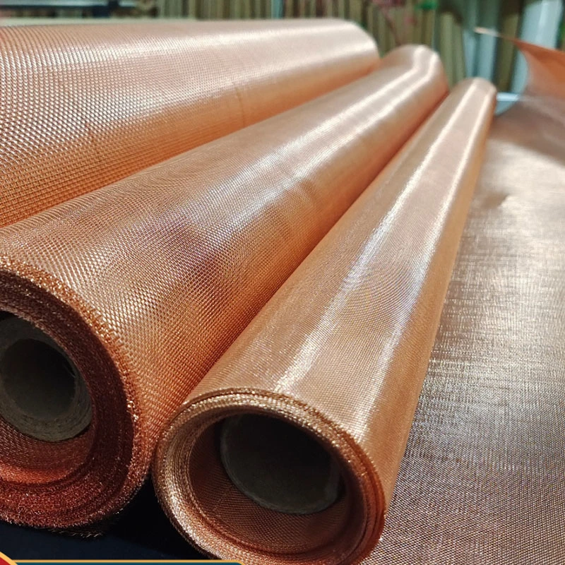 Fine Filter Fabric Mesh Cloth Dense Woven Copper Wire Screen