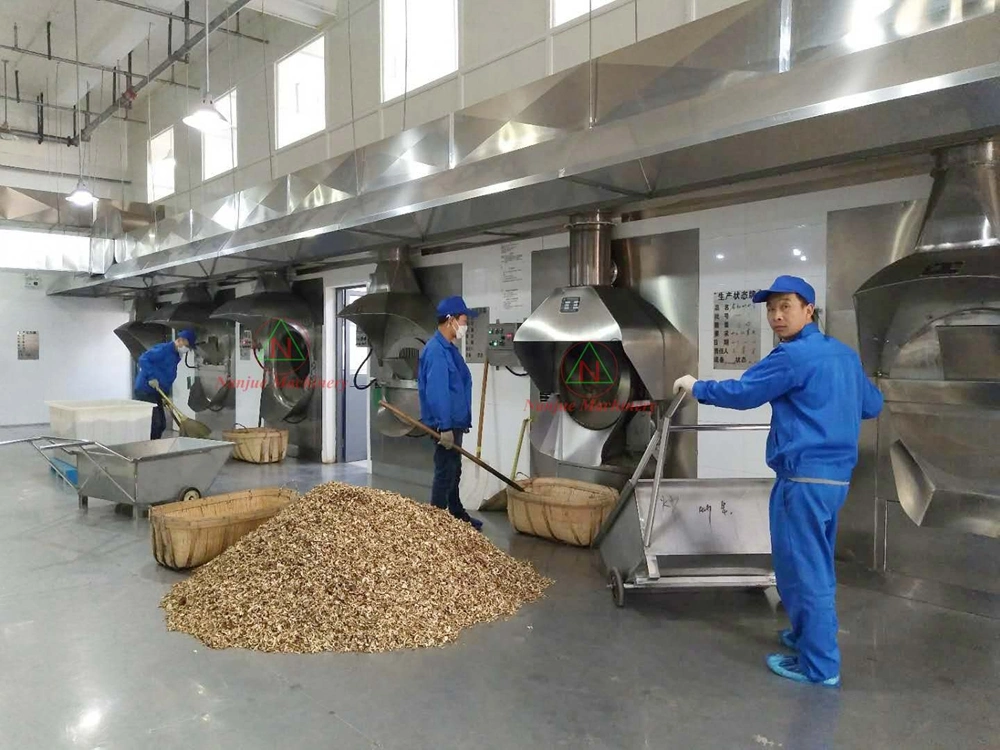 Chinese Herb Medicine Roasting Machine Peanut Pumpkin Sunflower Seed Nut Roaster