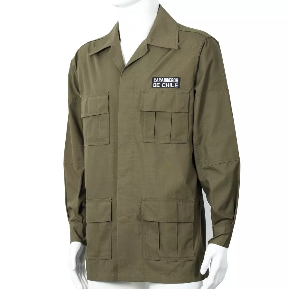 Custom Production Green Tactical Outdoor Sport Revers Multi-Pocket Uniform Hergestellt Produkte