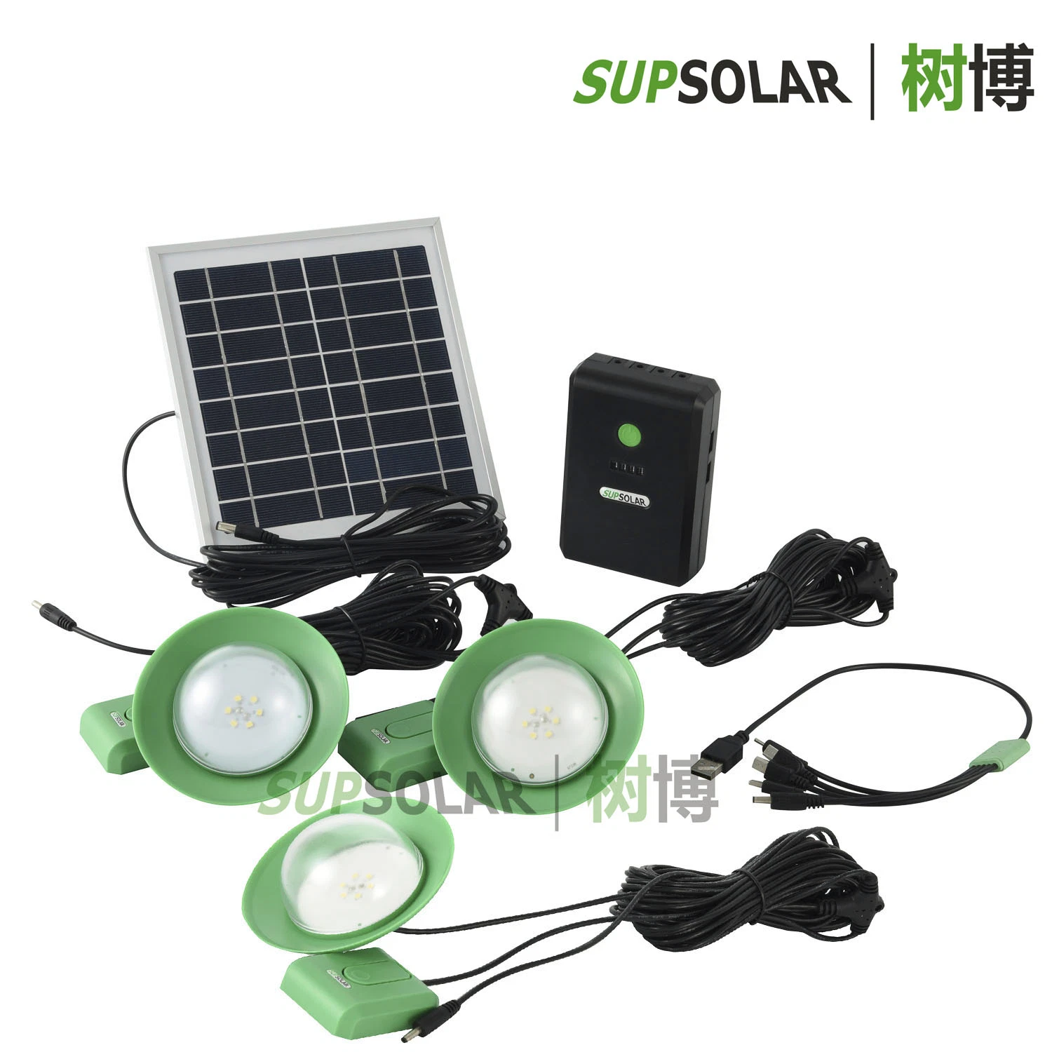 Rural Area Rechargeable LED Lighting Solar Energy Home Kits