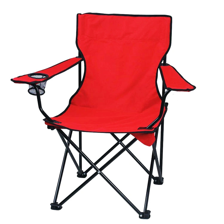 Cheap Adult Foldable Camping Chair Portable Stainless Steel Frame Outdoor Used 600d Polyester PVC Coated