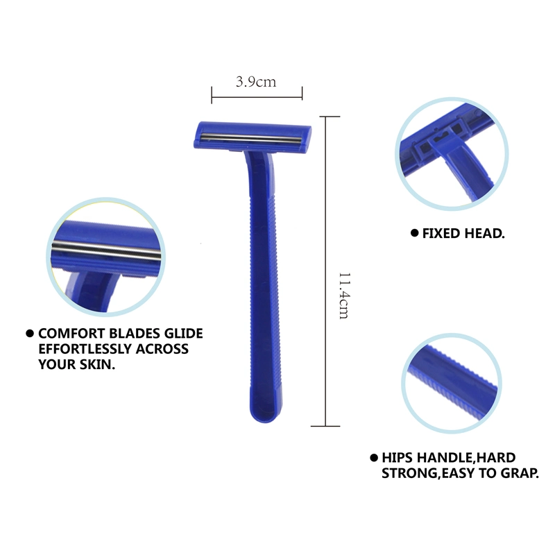 Private Label Plastic Handle Disposable Razor Hotel Razor