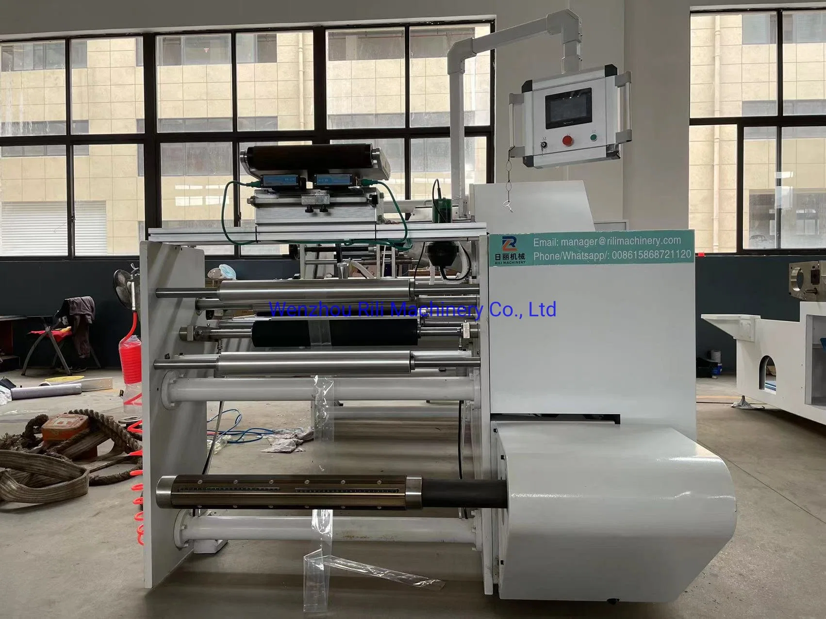 Rili Brand High Speed PVC Pet Films Center Sealing Machine Without Mould