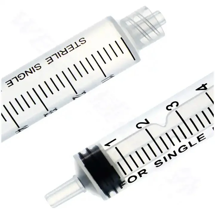 Medizinische Kunststoffspritze Medizinische Einweg-Spritze mit Nadel