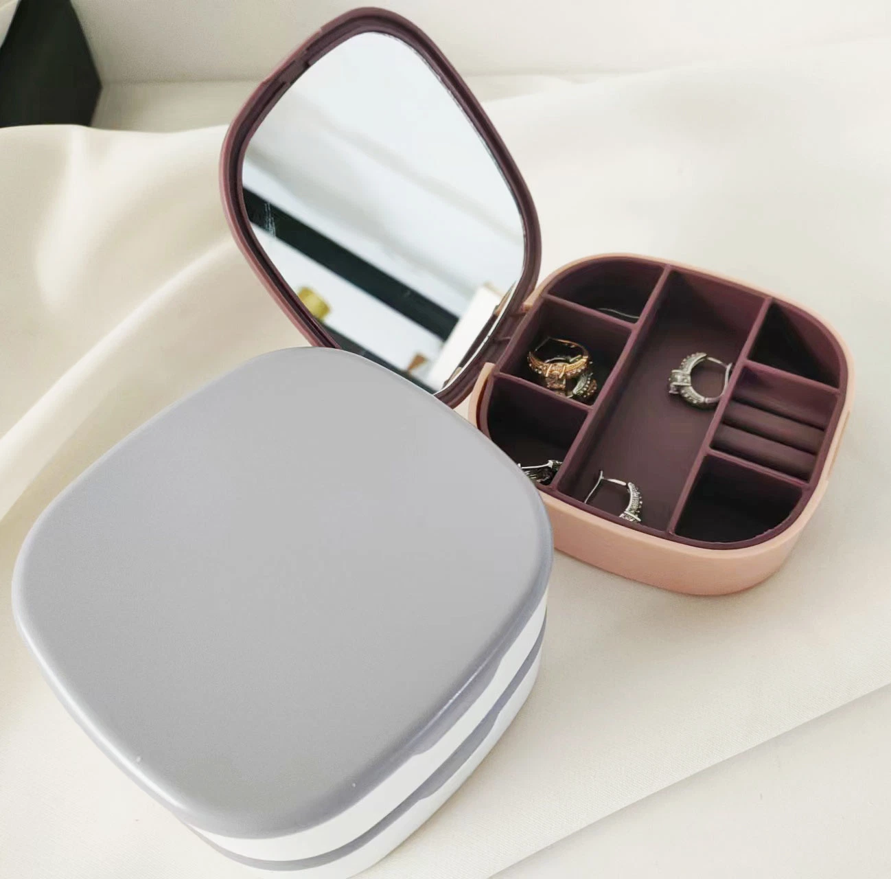 Jewelry Storage Cosmetic Case Portable Small Jewellery Box