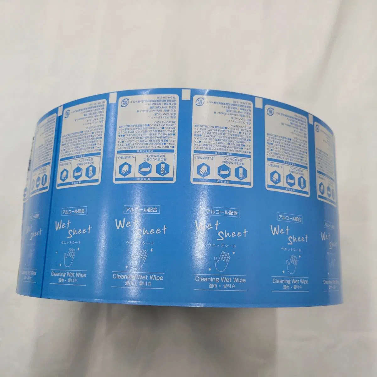 Disfection Alcohol Bzk Pad /Swabs Customized Design Paper Roll