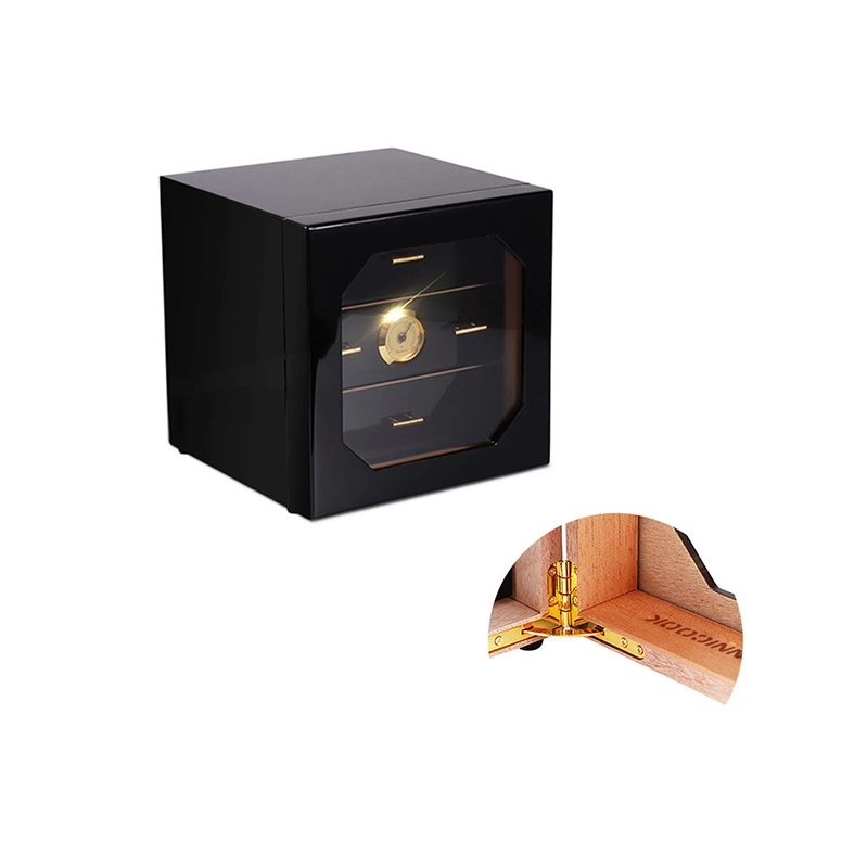 Armoire du refroidisseur d'humidificateur de fabricants de bois de voyage Les prix de gros sacs de luxe à Dubaï du boîtier électrique de l'acrylique en cave à cigares