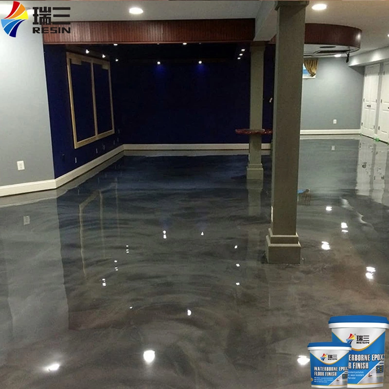 Metallic Epoxy Floor Coating on Ceramic Floors