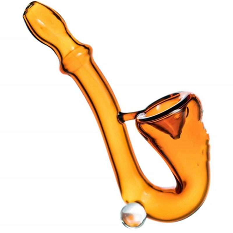 Herb Hand Pipe Hookah Shisha Oil Rigs High Borosilicate Glass Spoon Pipe Glass Smoking Tobacco Pipe