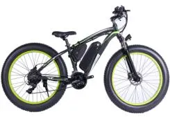 26" Large Aluminum Mountian Bicycle Folding Bike City Bicycle Road Bike E-Bicycle Mechanical Hydraulic 48V 10ah Battery 350W