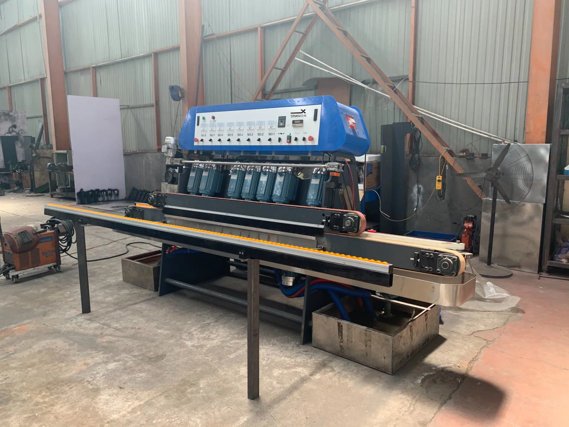 Zxm-C251 Glass Beveling Machine with Grinding Beveling and Polishing Function