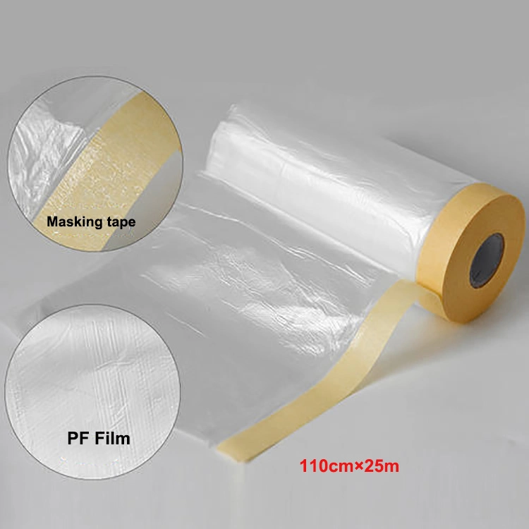 Self Adhesive Masking Film Auto for Duct Tape Painting Professional Automotive Films Automative Plastic Paint Protection