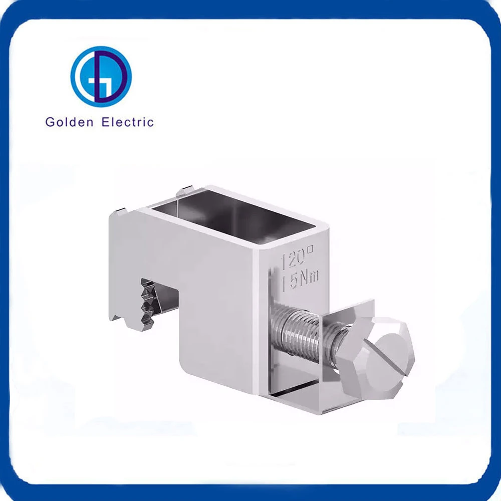 250A 16-120mm2 Cable Connection Clip Stainless Steel Busbar System Wire Clamp Opening Dimension 17X15mm Cable Clip