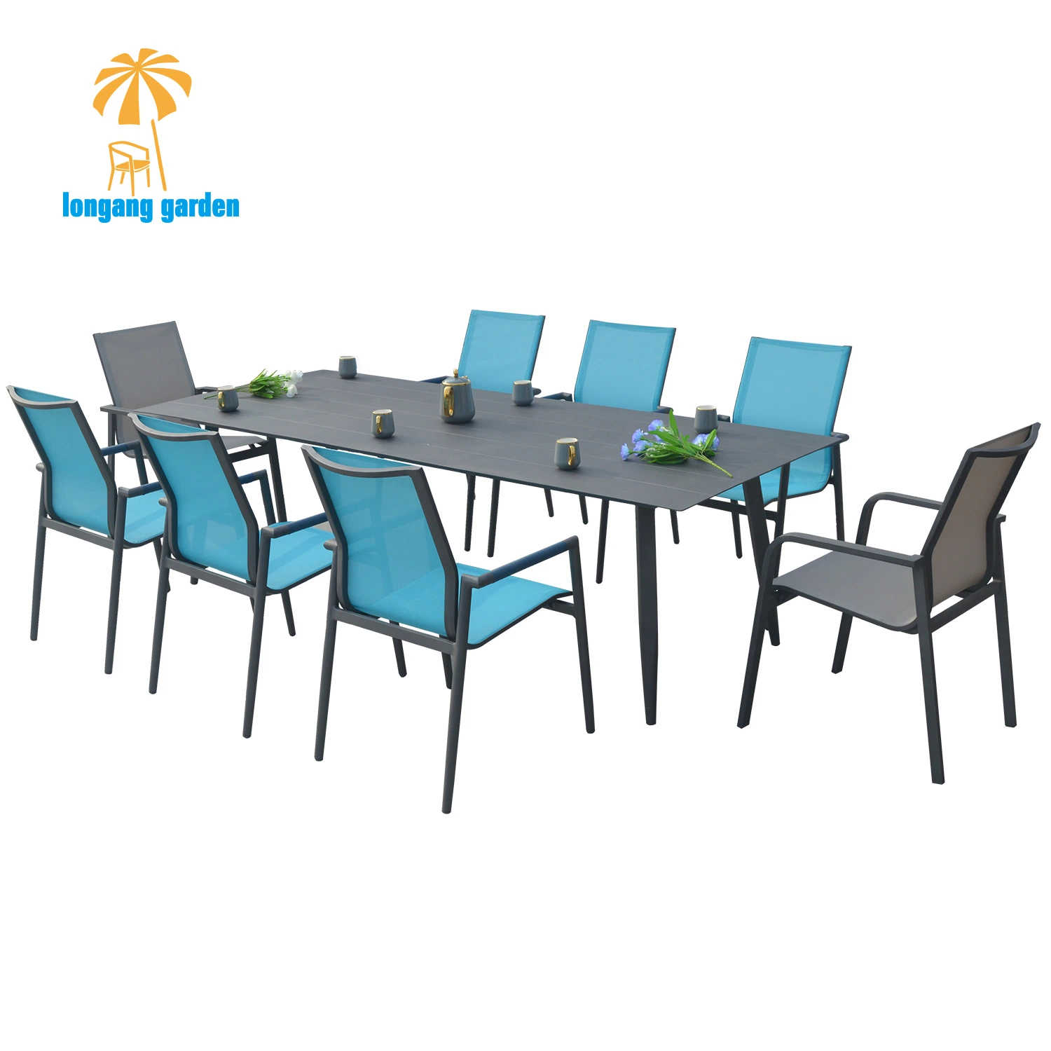 High quality/High cost performance  Balcony Outdoor Furniture Hotel Garden Restaurant Aluminum Dining Chair