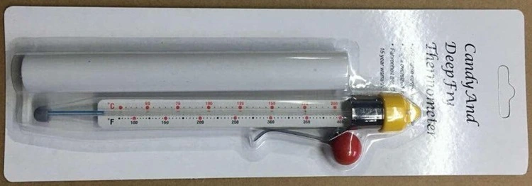 High Temperature Glass Sweet Thermometer Sugar Candy Jelly Deep Fry Thermometer