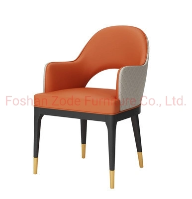 New Design Luxury Office Chair Moderm Solid Wood Metal Dining Chair Elegant Home Furniture