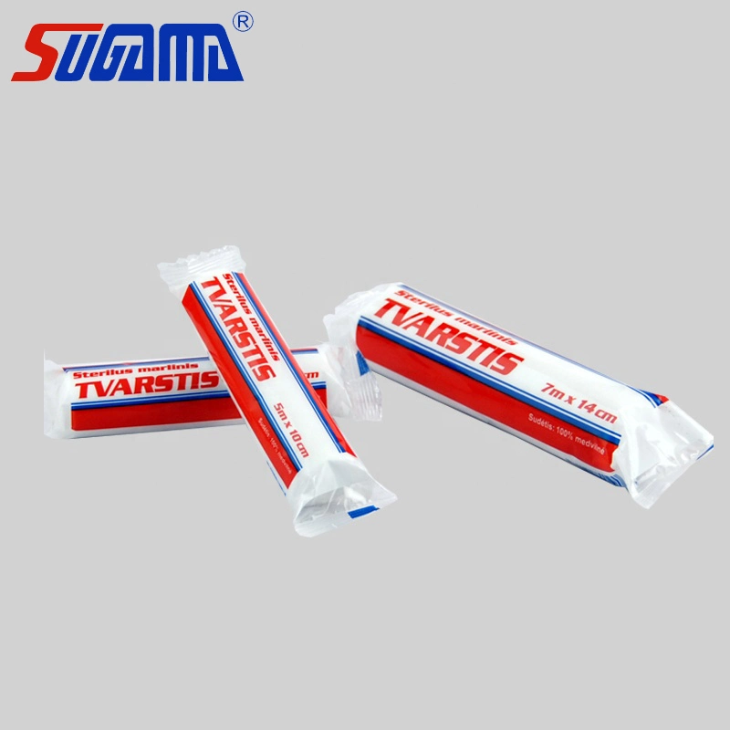 Disposable Sterile Cotton Absorbent Gauze Bandage Roll