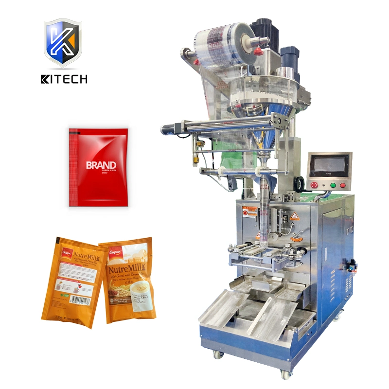 Kinghanlong Computer Automatic Weight Vffs 4 Side Seal Powder Form Fill Seal Wrapping Flow Packaging Packing Filling Sealing Machine