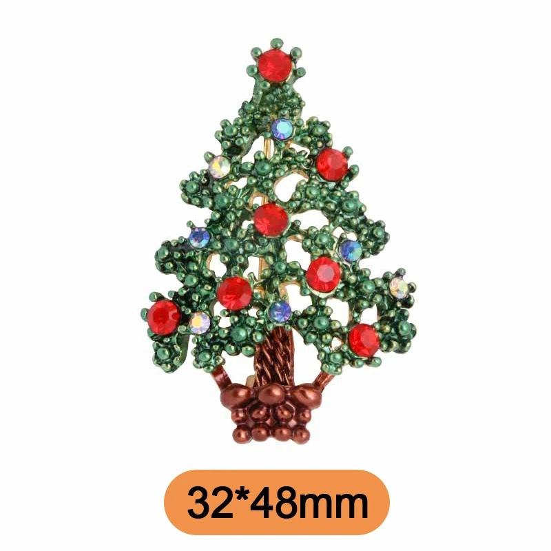 Christmas Bell Tree Promotion Gift Acrylic Reel Car Auto Emblem Glitter High quality/High cost performance Decoration Diamond Nickel Plated Wholesale/Supplier Badge