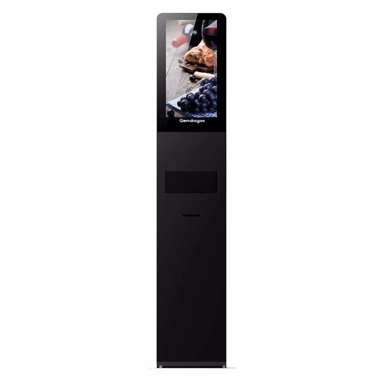 Android Advertising Equipment Digital Signage Sanitizer Media Player Screen with Auto Hand Sanitizing Dispenser