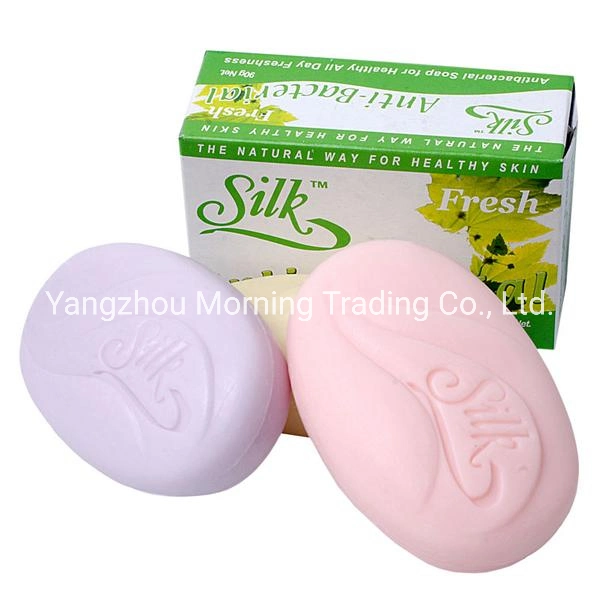 Factory Customize 80g Silk Colorful OPP Bag Toilet Soap