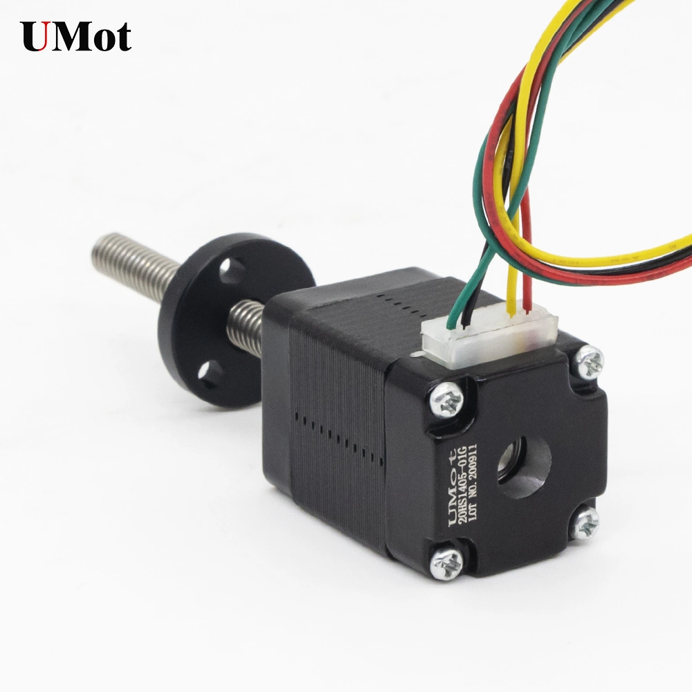 Bipolar 20mm Lead Screw 2 Phase NEMA 8 Linear Stepper Motor for Analytical Instruments