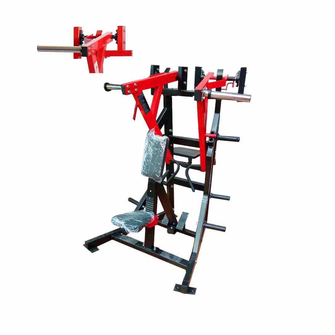 Gym Fitness Commercial Low Row with Homemade Lat Pulldown Machine