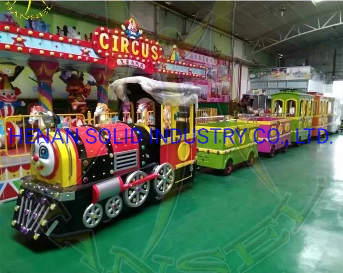 Theme Amusement Park Rides Electric Track Train 16-84 Seats for Travel Sightseeing