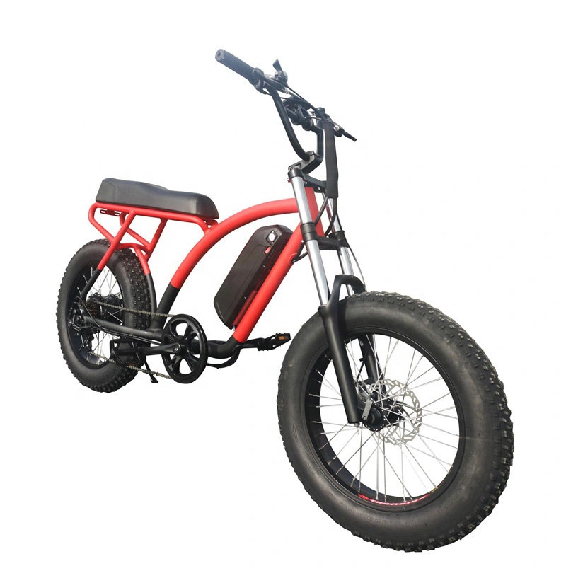 Electric Bike Classic Style 7-Speed Fat Tire Electric Bicycle Mountain E-Bike Electric Dirt Bike