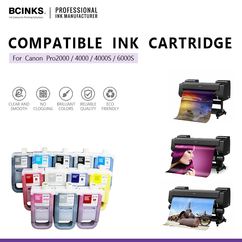 Pigment Ink Compatible Ink Cartridge for Canon PRO2000 / 4000 / 4000s / 6000s