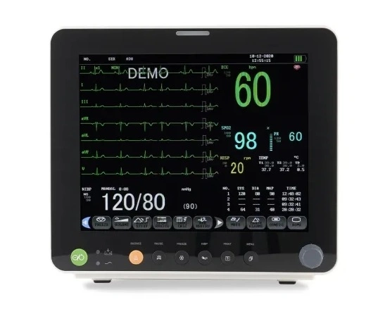 Syp Multi-Language 12.1 15 Inches Best Quality Patient Monitoring Cardiac Monitor System