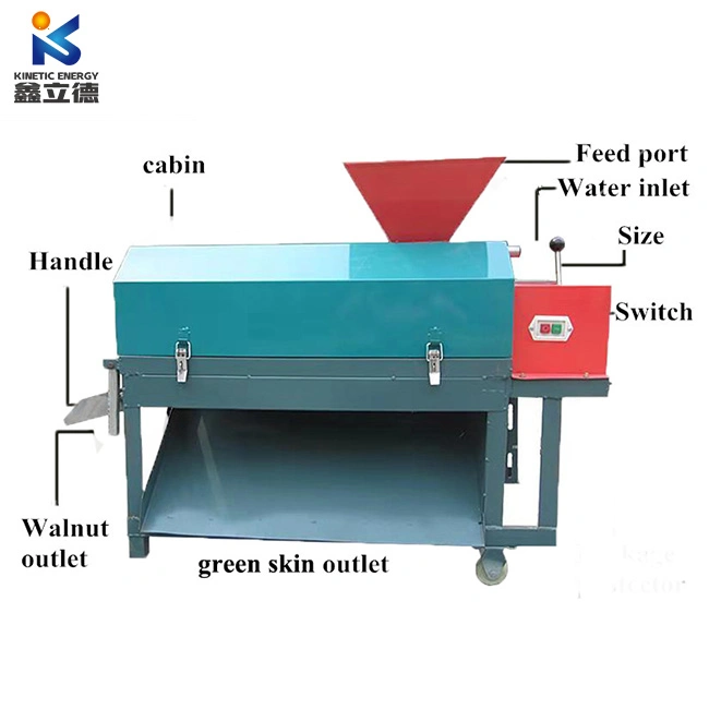 High quality/High cost performance Fast Speed Automatic Factory Sale Price Professional Black Walnut Shelling Machine