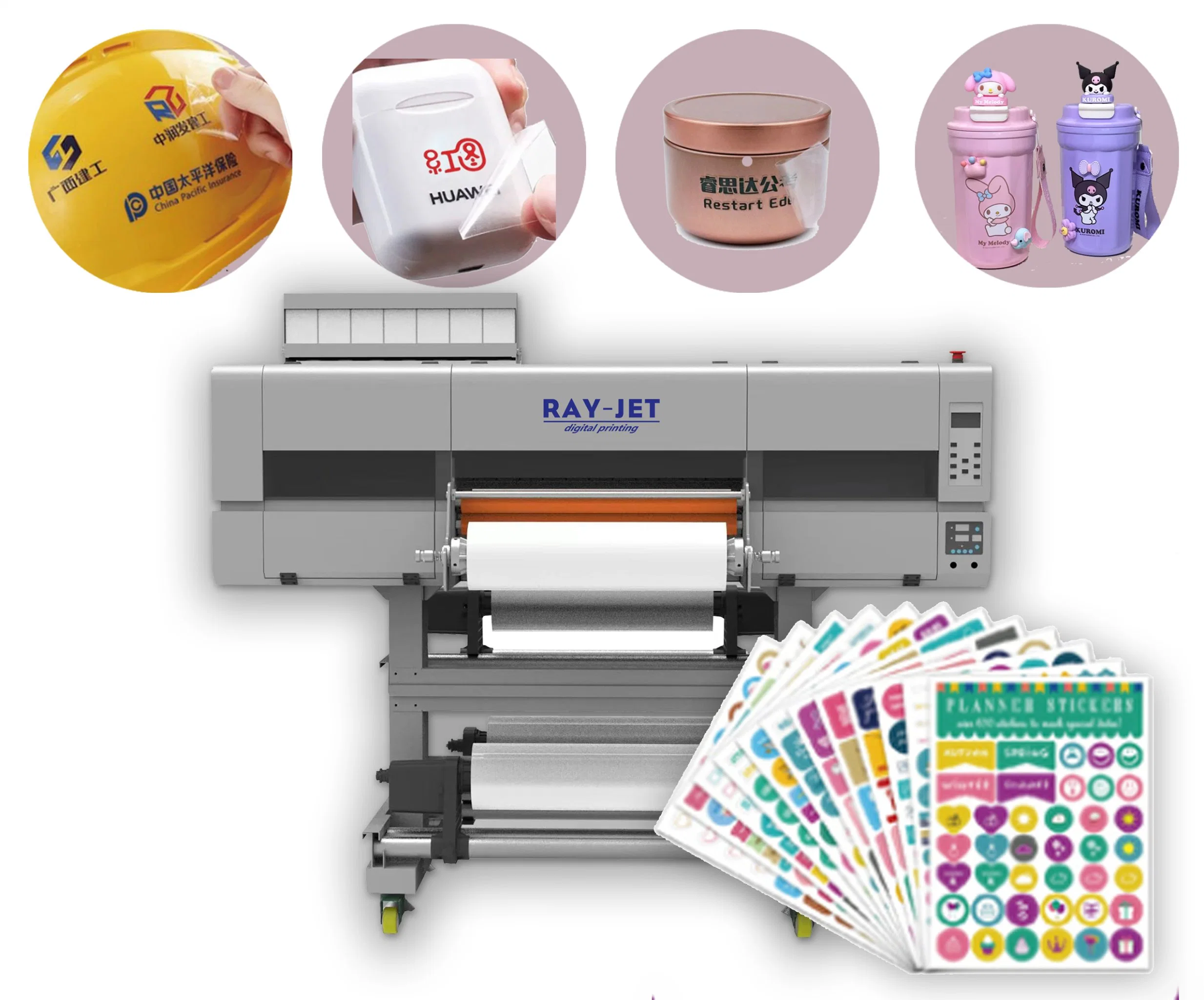 UV Dtf Printer 60cm 2in1 Roll Roll Printer Machine with Laminator