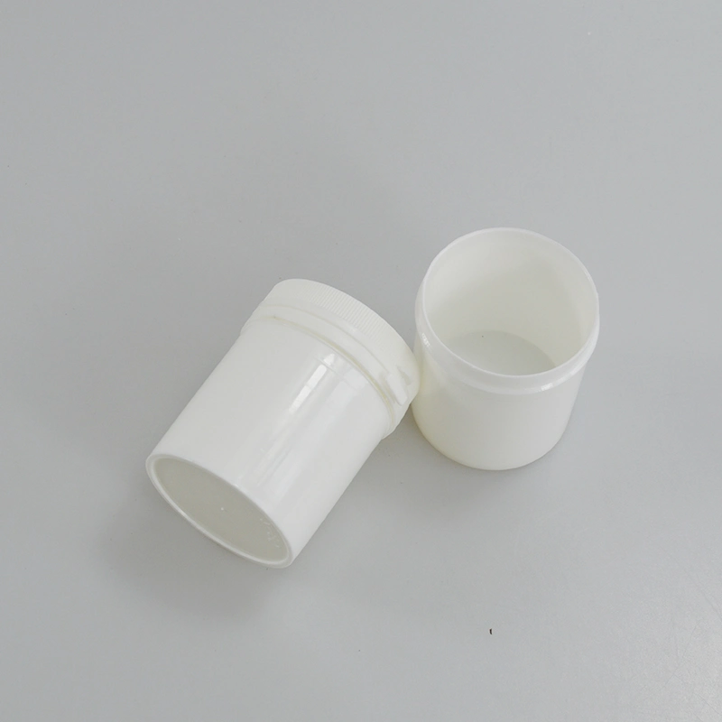 80g Tear Pull Cap Bottle Chewing Gum Plastic Bottle PP Straight Round Bottle